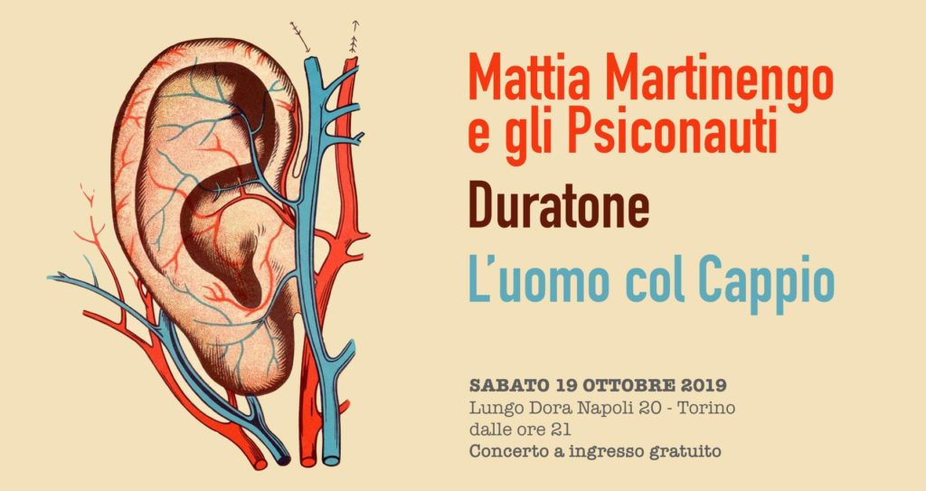 Duratone Live sabato 19 ottobre 2019 Torino, Lungo Dora Napoli 20 - Pausa Café